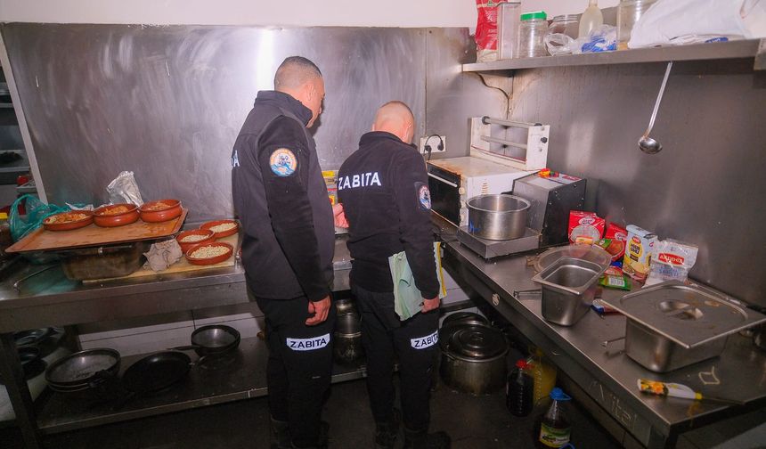 Gazimağusa'da restoran, meyhane ve barlara yönelik denetim yapıldı