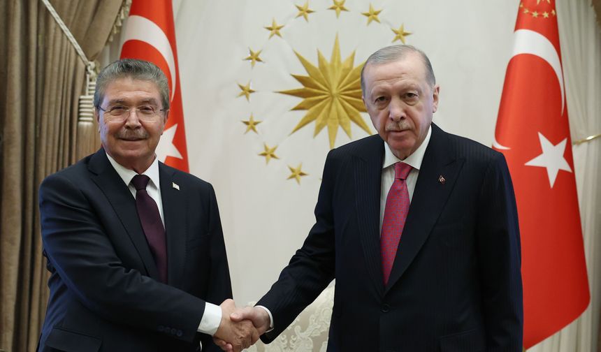 Türkiye Cumhurbaşkanı Erdoğan, Başbakan Üstel'i kabul etti