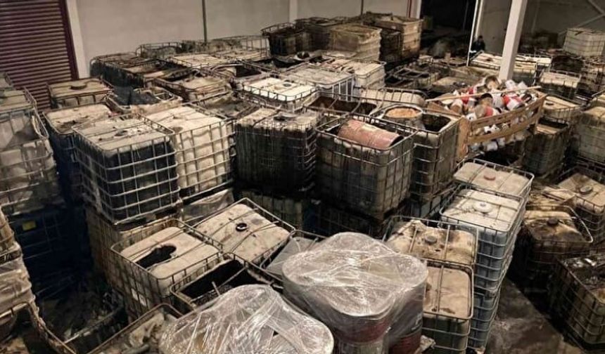 Ankara’da 1 milyon 50 bin litre kaçak akaryakıt ele geçirildi