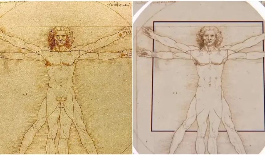 İtalya'nın devlet televizyonu, Leonardo da Vinci'nin eserindeki penisi sansürledi