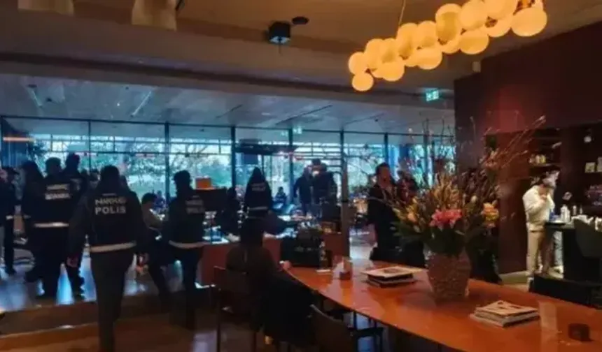 Ünlülerin toplandığı mekana dev operasyon