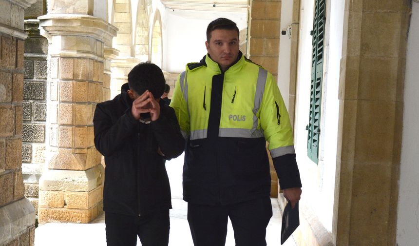 Ercan'da canlı mermiyle yakalandı: 2 gün tutuklu kalacak