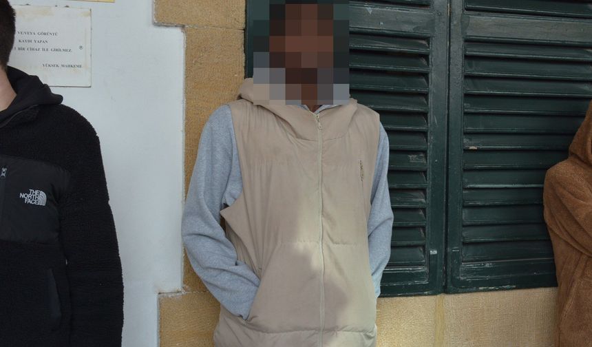 Ercan Havalimanı Mescidinde Kaçak Yaşayan Zanlı Mahkemeye Çıkarıldı