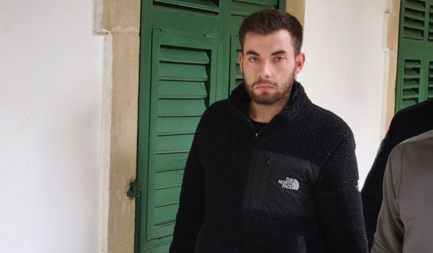 Ercan'da mermi ile yakalanan zanlı mahkemeye çıkarıldı: 10 gün tutuklu kalacak