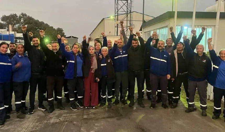 Ektam'da işçiler 24 saatlik grev başlattı!