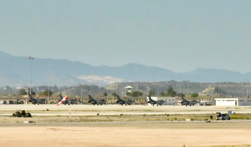 Türkiye'nin KKTC'ye gönderdiği F-16'lar Ercan'a ulaştı