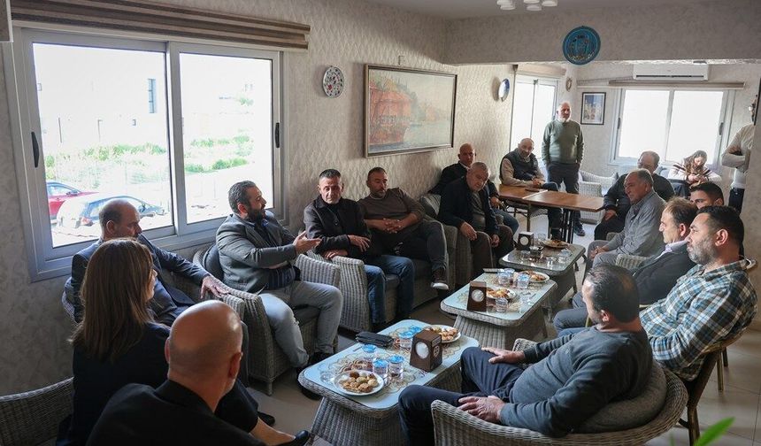 CTP İskele’de muhtarlarla buluştu