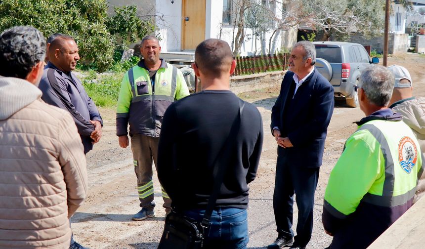 Mutluyaka’da 5 bin 200 metrelik altyapı çalışması… Uluçay çalışmaları yerinde inceledi