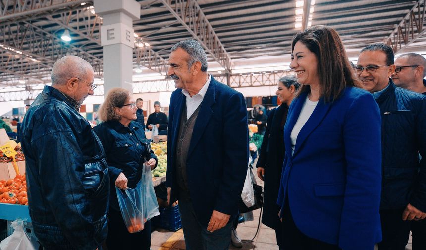 Uluçay, Gazimağusa Belediyesi personeli ve halkla bayramlaştı
