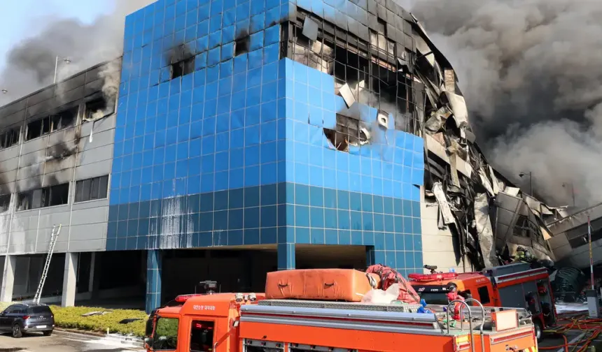 Güney Kore'de otomobil fabrikasında çıkan yangında 11 kişi öldü, 59 kişi yaralandı