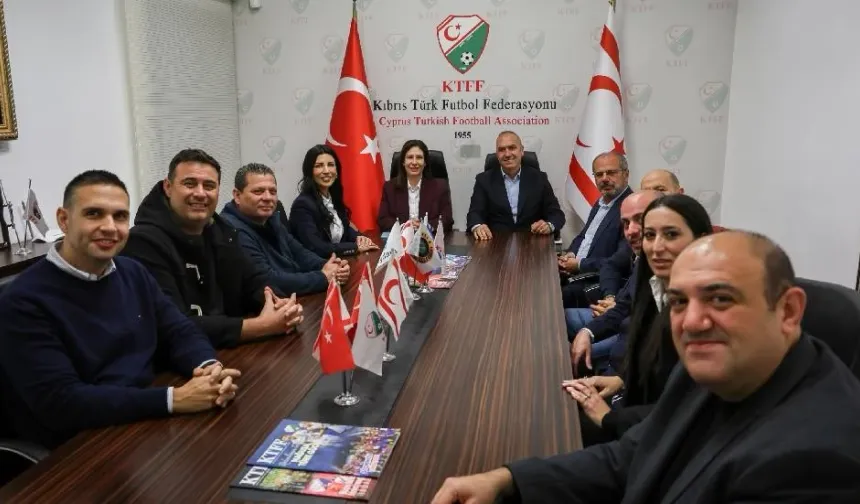 CTP'den Futbol Federasyonu’na ziyaret: Ülkedeki spor yönetimi çökmüş durumda