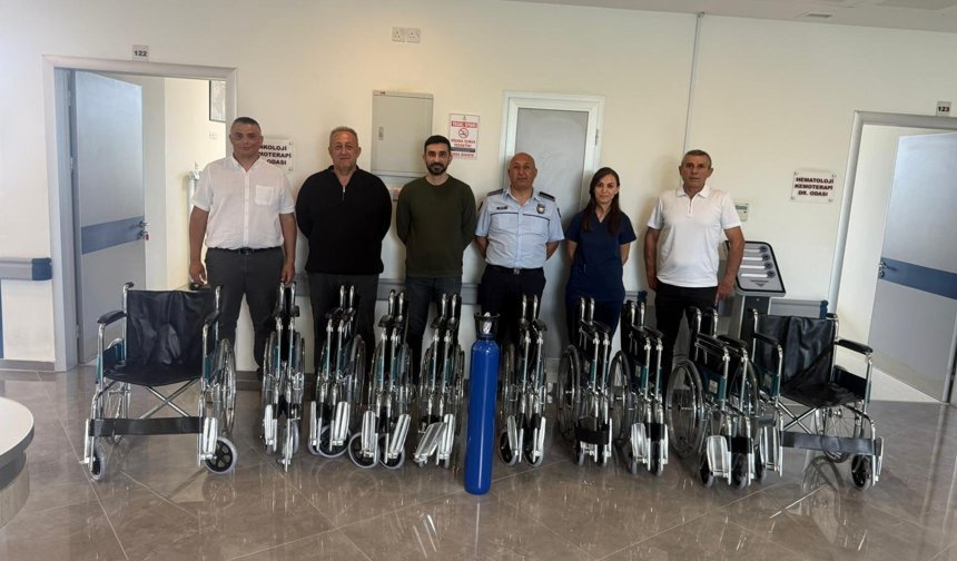 Kıbrıs Türk Polis Mensupları Derneği'nden, Onkoloji Bölümü’ne bağış