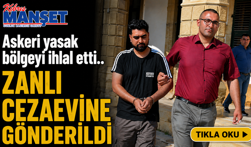 Askeri yasak bölgeyi ihlal etti..