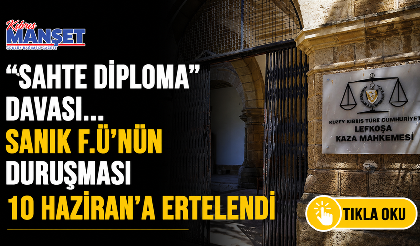 “Sahte diploma” davası...