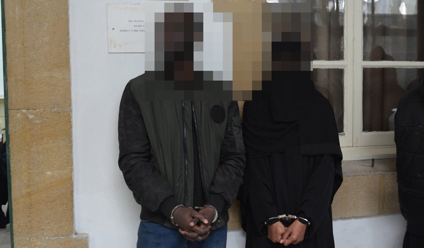 Lefkoşa'da izinsiz ikamet eden iki kişi tutuklandı