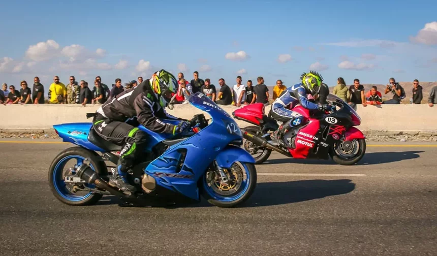 Pazar günü, motosiklet drag yarışı nedeniyle Güzelyurt-Lefke çevre yolu kısmen trafik akışına kapatılacak