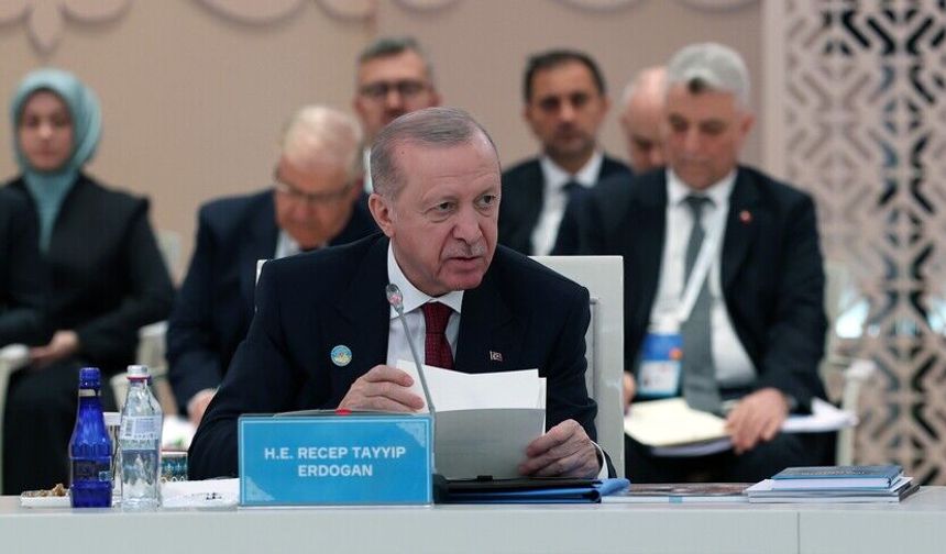 TC Cumhurbaşkanı Erdoğan, Türk Devletleri Teşkilatı Gayriresmi Zirvesi'nde konuştu: