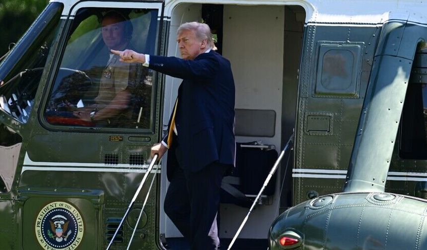 WSJ: "Trump, Beyaz Saray'a helikopter pisti inşa etmeyi planlıyor"