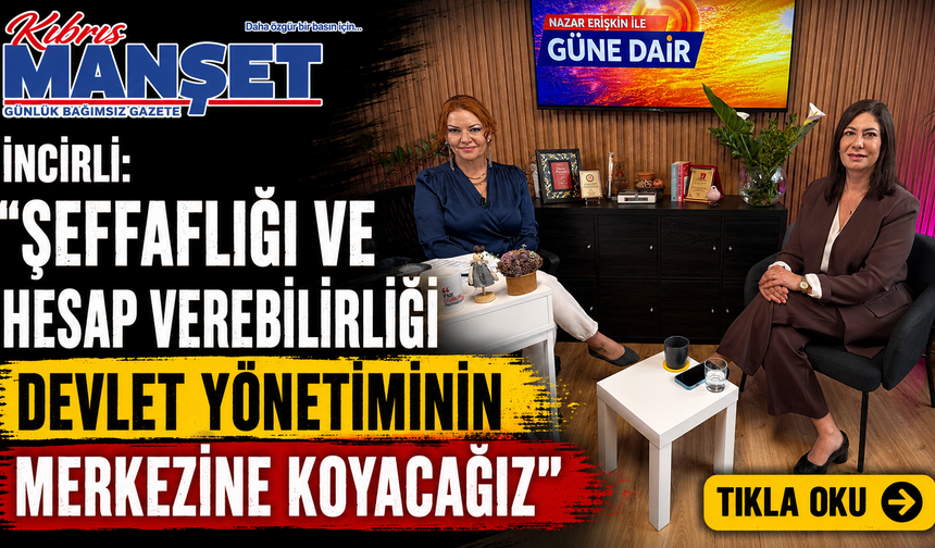 İncirli: “Şeffaflığı ve hesap verebilirliği devlet yönetiminin merkezine koyacağız”