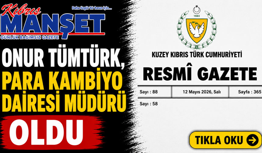 Onur Tümtürk, Para Kambiyo Dairesi Müdürü oldu