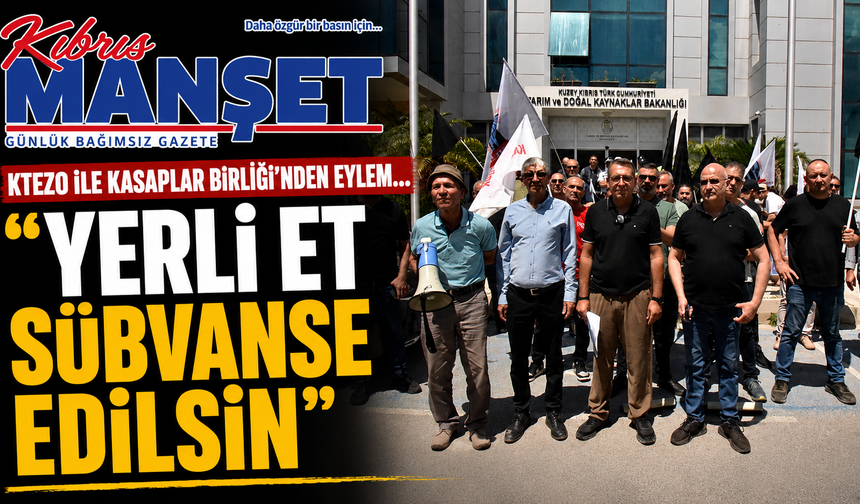 KTEZO ile Kasaplar Birliği'nden eylem..."Yerli et sübvanse edilsin"