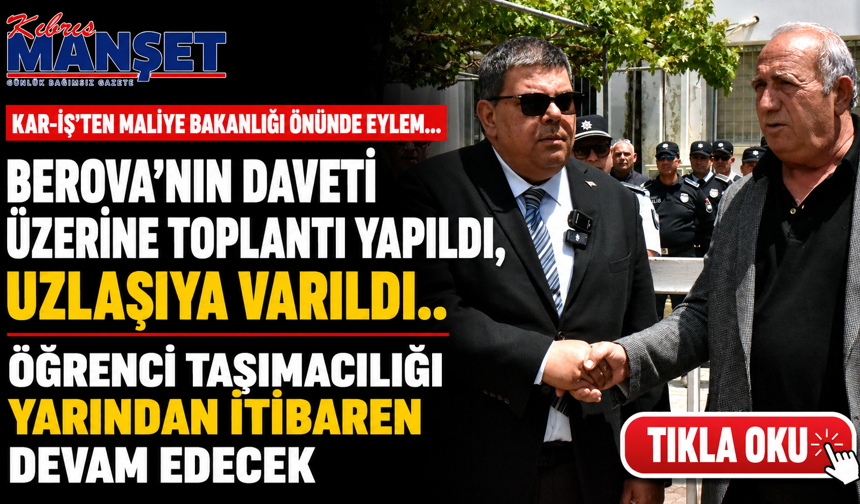 Kar-İş’ten Maliye Bakanlığı önünde eylem… Berova’nın daveti üzerine toplantı yapıldı, uzlaşıya varıldı