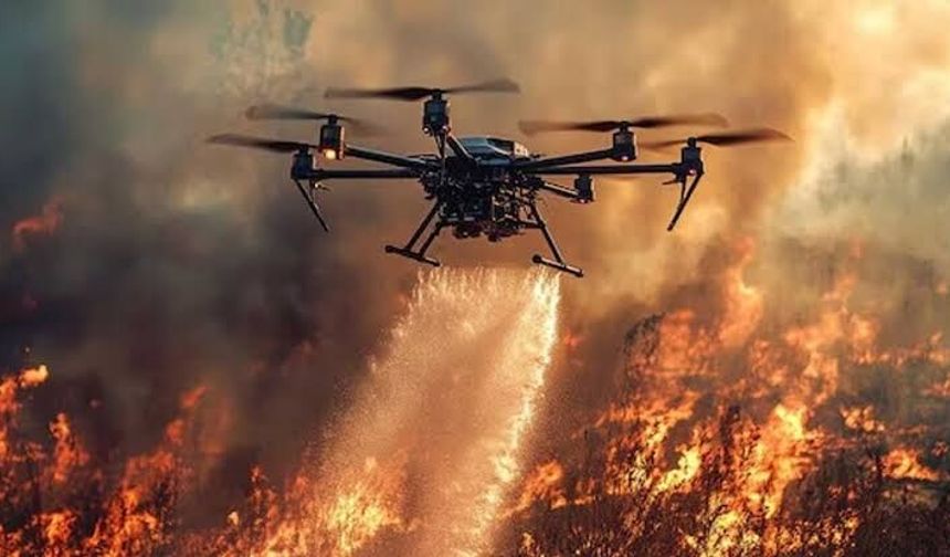Rum Yönetimi yangınlarla mücadelede drone ve otomatik sistemler kullanacak