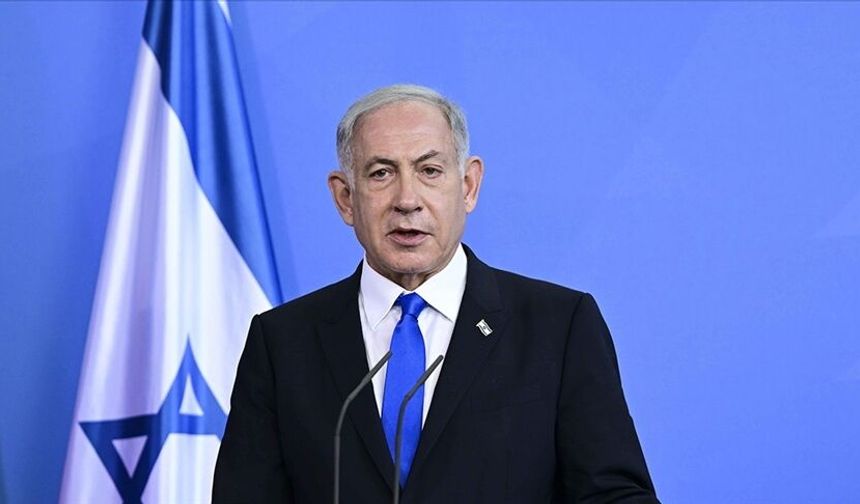 Netanyahu, İsrail ordusunun Lübnan'dan çekileceği iki pilot bölgeyi harita üzerinde gösterdi