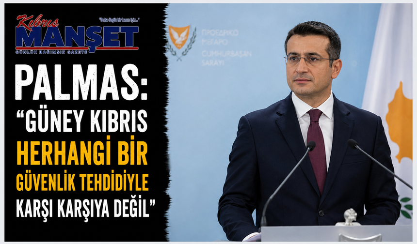 Palmas: “Güney Kıbrıs herhangi bir güvenlik tehdidiyle karşı karşıya değil”