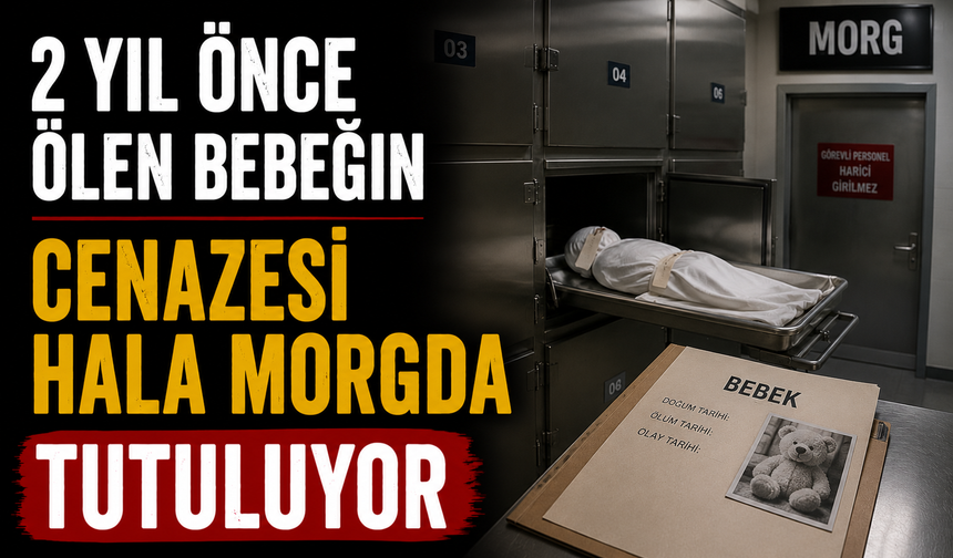2 yıl önce ölen bebeğin cenazesi hala morgda tutuluyor