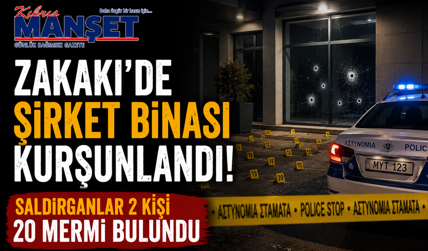 Limasol’da bir şirket kurşunlandı