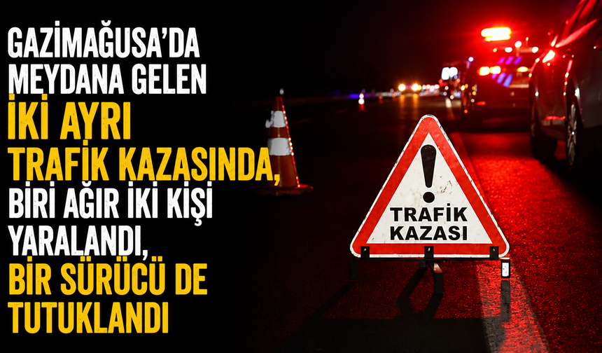 Gazimağusa’daki kazada yaya ağır yaralandı