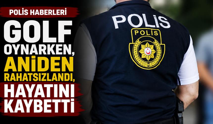 Polis haberleri… Golf oynarken, aniden rahatsızlandı, hayatını kaybetti