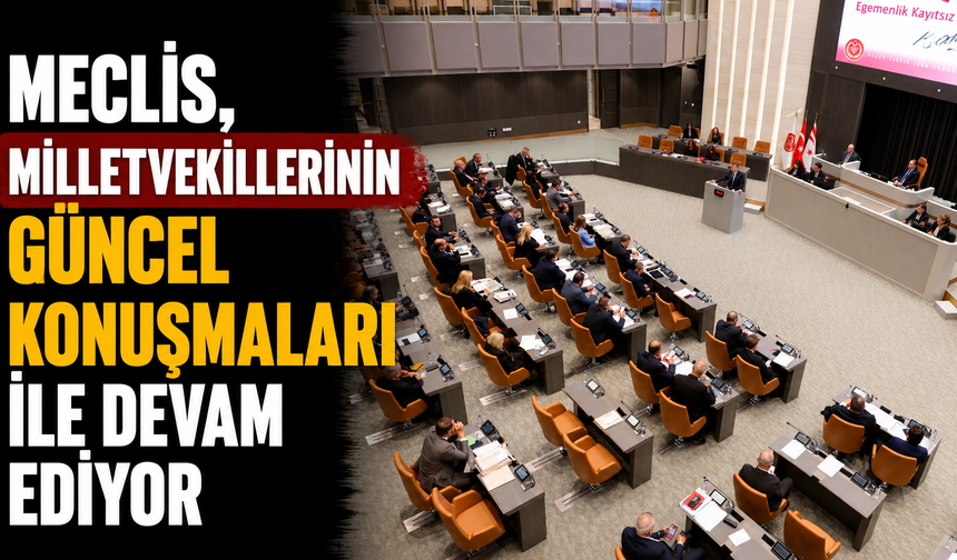 Meclis, milletvekillerinin güncel konuşmaları ile devam ediyor