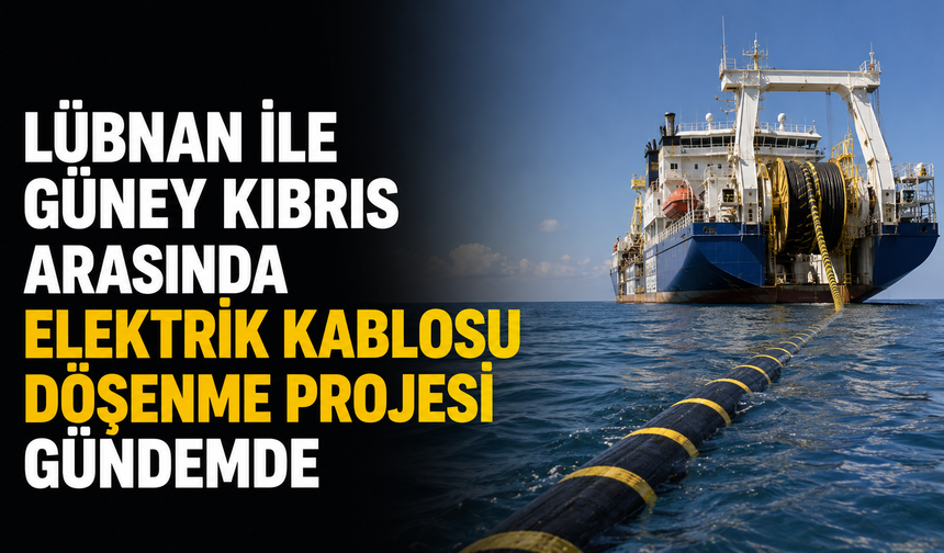 Lübnan ile Güney Kıbrıs arasında elektrik kablosu döşenme projesi gündemde
