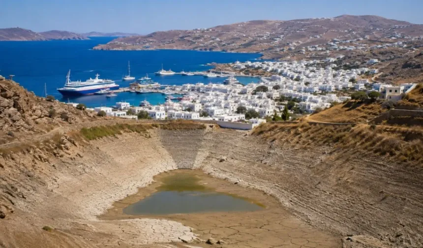 Yunanistan'da yaz sıcaklıkları ve turizm faktörü adalardaki su sıkıntısını büyütüyor