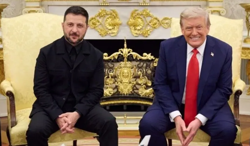 ABD Başkanı Trump, Ukrayna Devlet Başkanı Zelenskiy ile Beyaz Saray'da görüştü