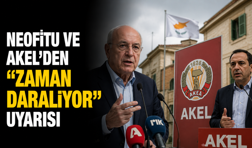 Neofitu ve AKEL’den “zaman daralıyor” uyarısı