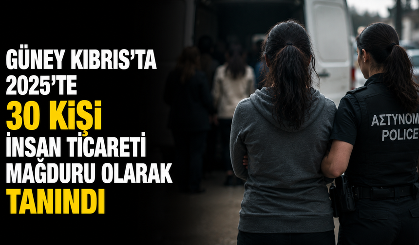 Güney Kıbrıs’ta 2025'te 30 kişi insan ticareti mağduru olarak tanındı