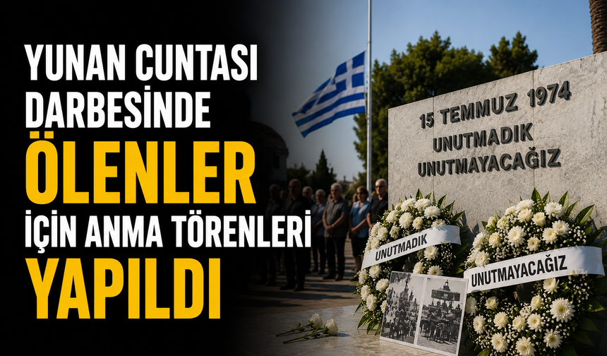 Yunan cuntası darbesinde ölenler için anma törenleri yapıldı
