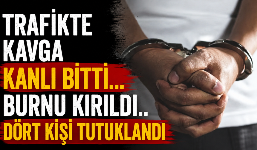 Trafikte Kavga Kanlı Bitti...