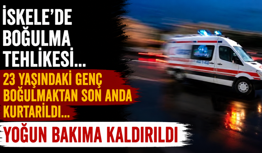 İskele'de Boğulma Tehlikesi...