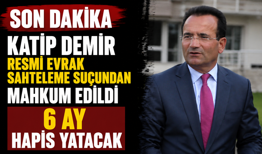 Yeniboğaziçi Belediye Başkanı Demir, altı ay hapse mahkum edildi