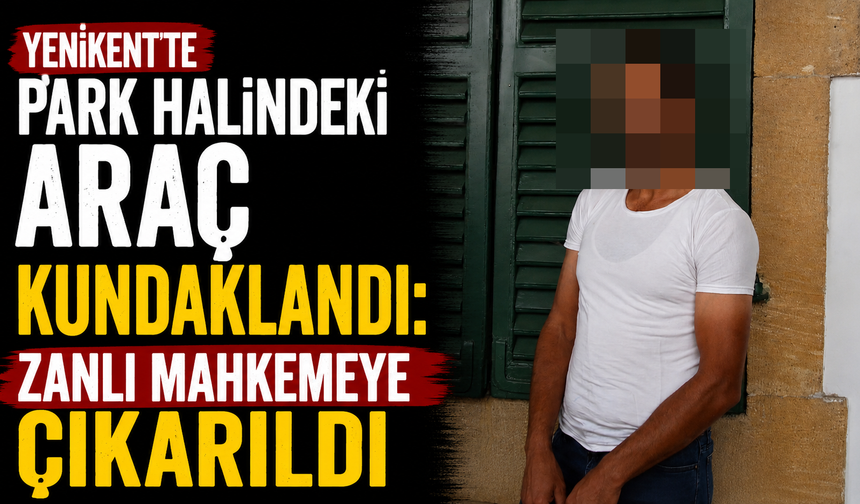 Yenikent'te Park Halindeki Araç Kundaklandı: Zanlı Mahkemeye Çıkarıldı
