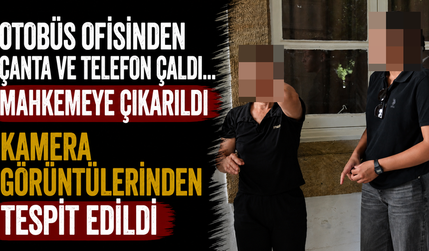 Otobüs Şirketindeki Hırsızlık Kameralara Yansıdı