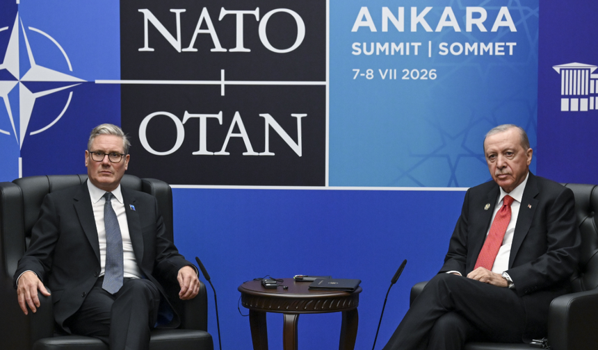 Erdoğan, Starmer ile görüştü