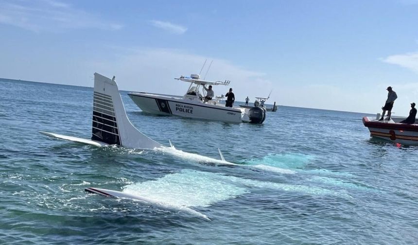 23 yaşındaki pilot arızalanan uçağı okyanusa indirdi