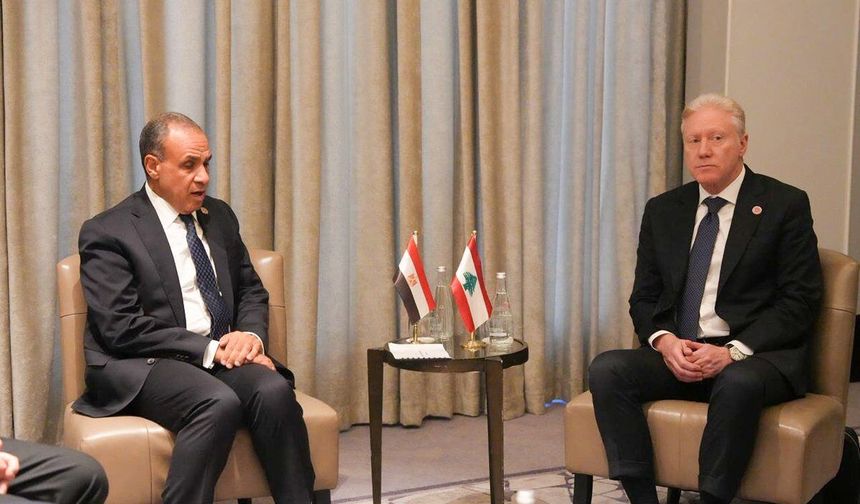 Lübnan ve Mısır dışişleri bakanları görüştü