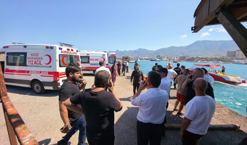 Türkiye İçişleri Bakanlığından Girne açıklarında alabora olan yolcu gemisine ilişkin açıklama