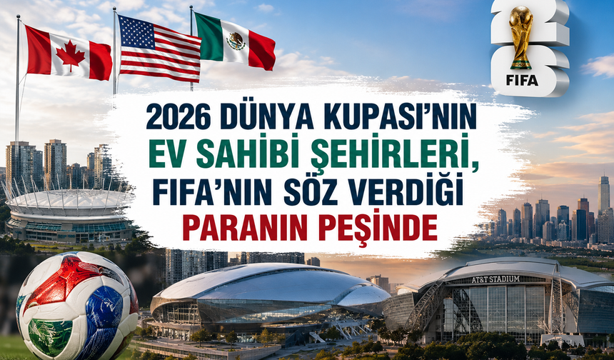 2026 Dünya Kupası'nın ev sahibi şehirleri, FIFA'nın söz verdiği paranın peşinde